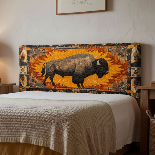 Prairie Bison WN2012060CL Quilted Headboard Slipcover