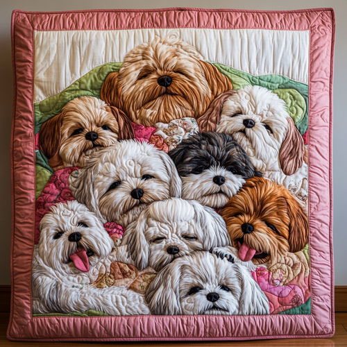 Puppy Lover YR1401028CL Quilt