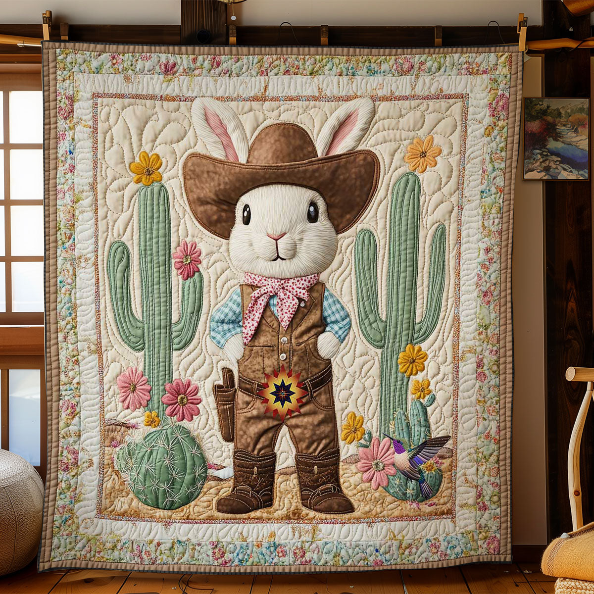 Cowboy Rabbit WN2711048CL Quilt