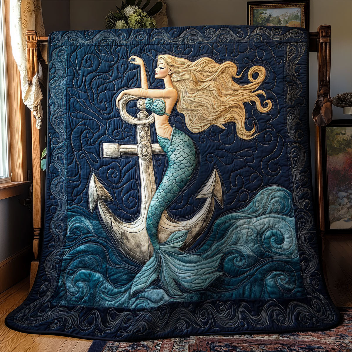 Beauty Of Ocean WY2103004CL Quilt