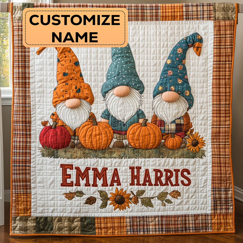 Autumn Country Joy CW3007001CL Personalized Baby Quilt