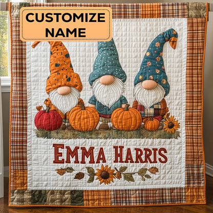 Autumn Country Joy CW3007001CL Personalized Baby Quilt