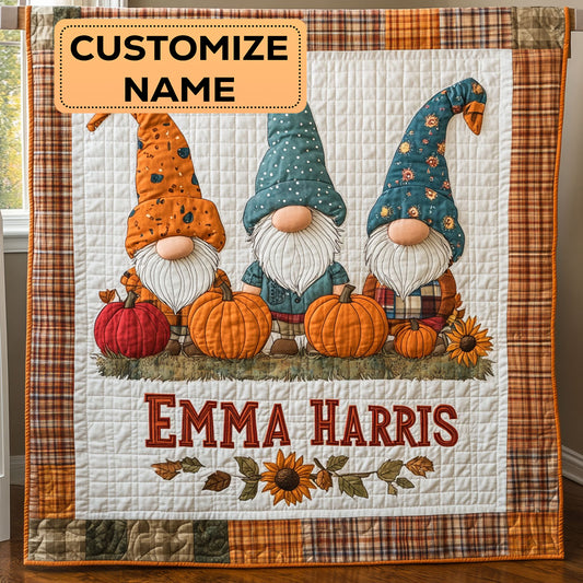 Autumn Country Joy CW3007001CL Personalized Baby Quilt