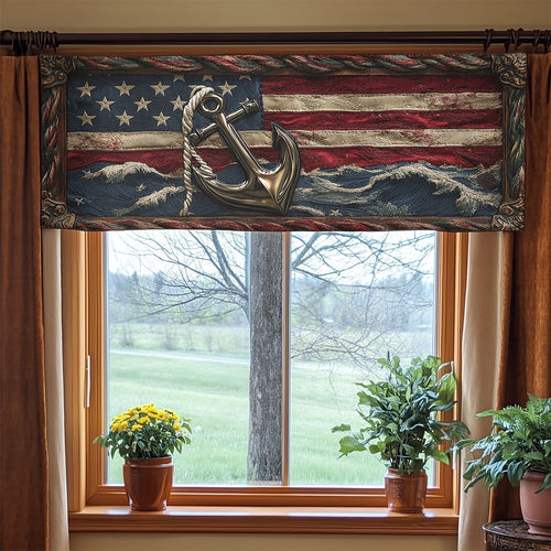 Anchor Serene WN0906080CL Quilted Valance