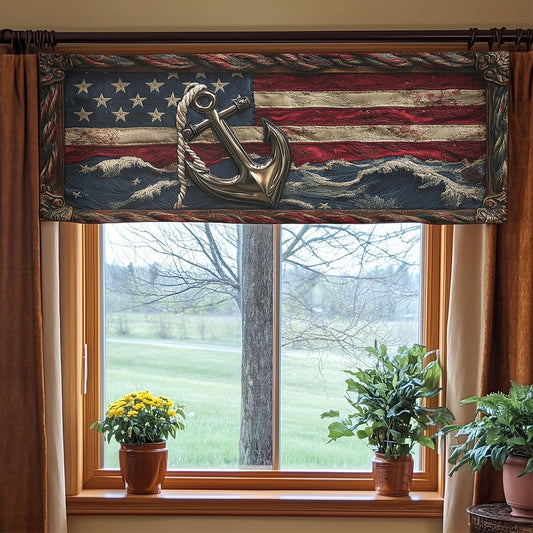 Anchor Serene WN0906080CL Quilted Valance