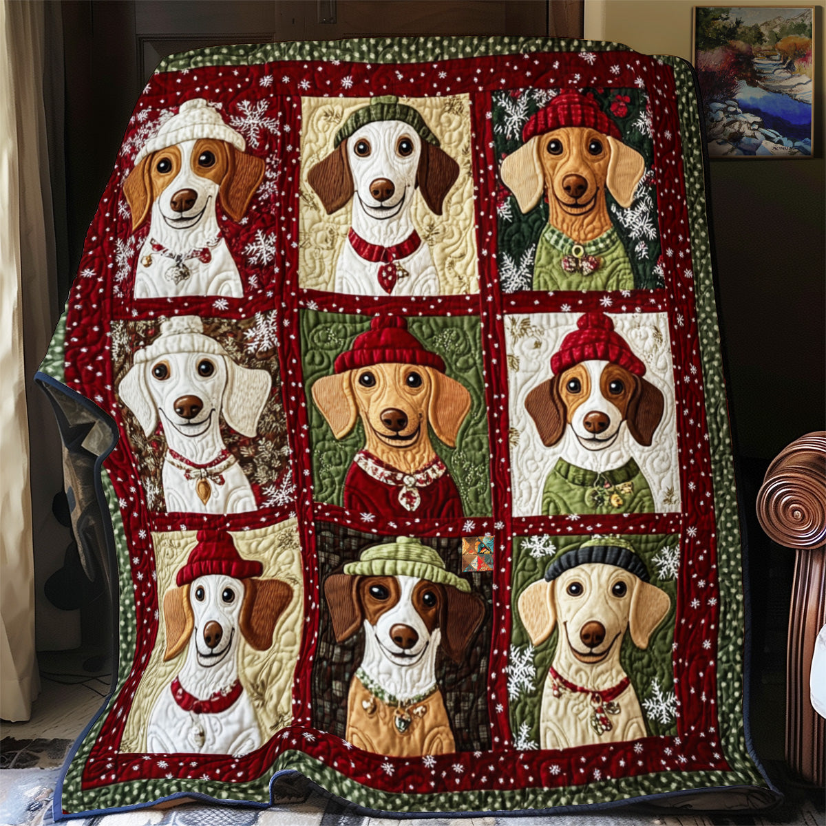 Dog YR3012015CL Quilt