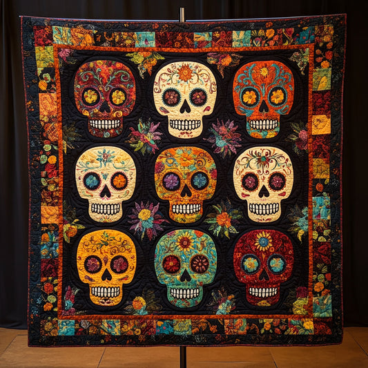 Calaveras En Cuadro WJ0708041CL Quilt