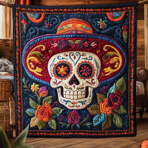 Calaveras En Cuadro WJ0708042CL Quilt