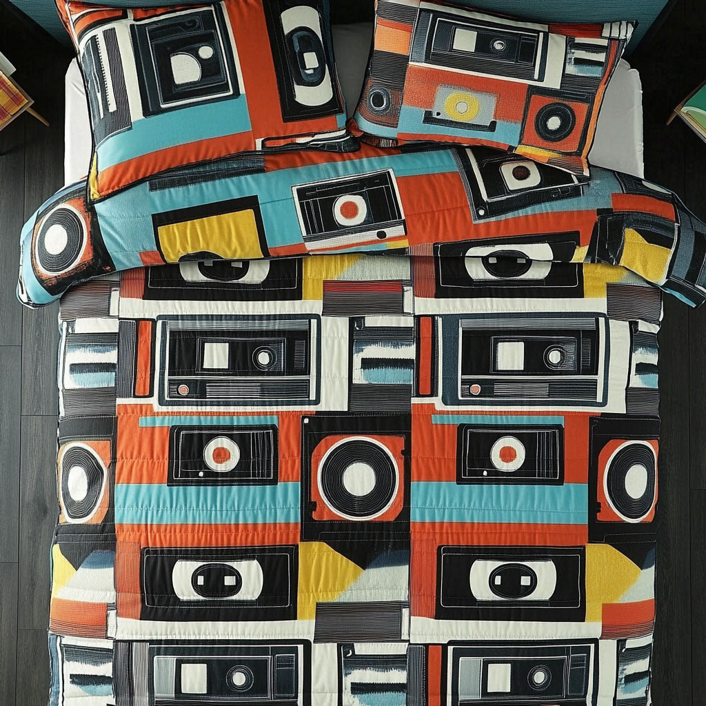 Cassette Chronicles WU1903007CL Duvet Cover Set