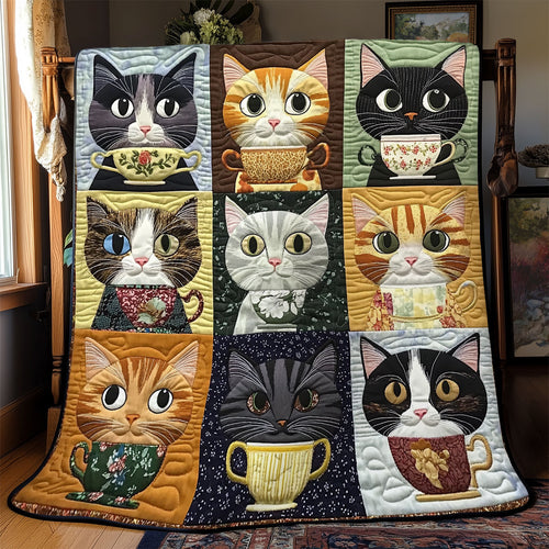 Cat Coffee YR0402003CL Quilt