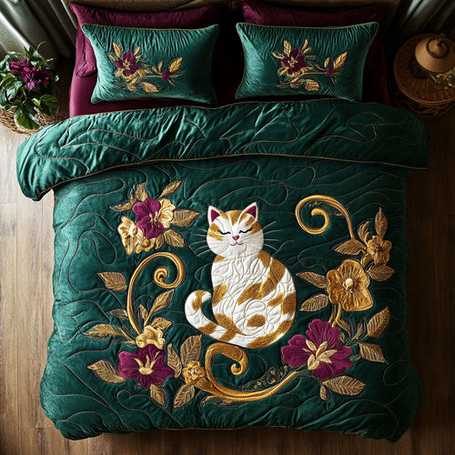 Cat Flower WX1703120CL Duvet Cover Set