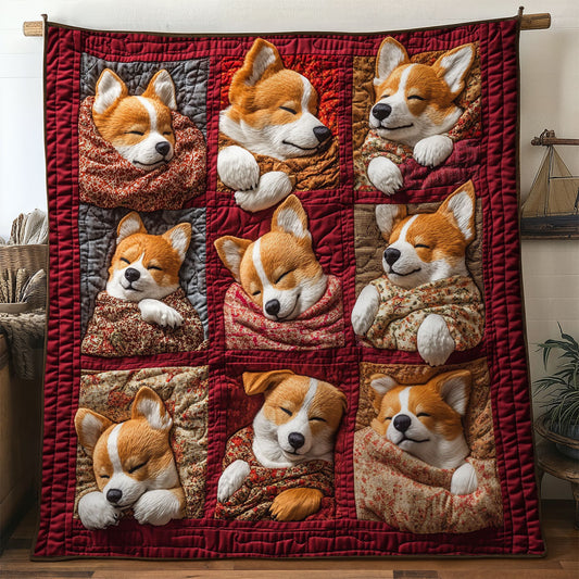 Corgi Cabin Nap WN1207006CL Quilt