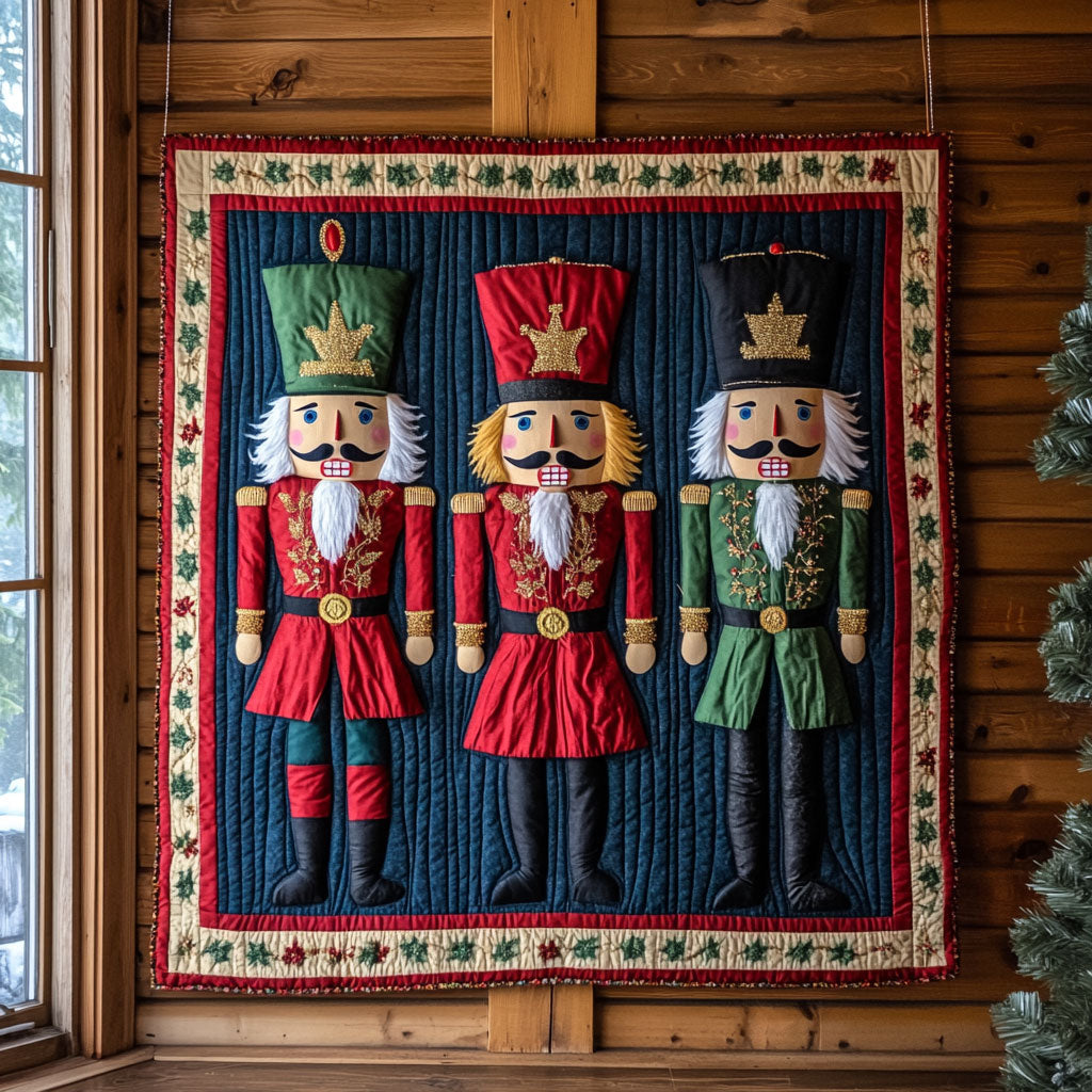 Winter Night Nutcracker CW2208060CL Quilt