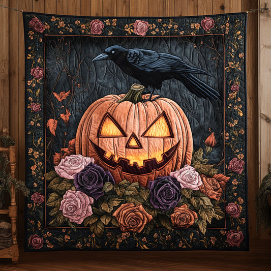 Mystic Pumpkin Raven CW3107041CL Quilt