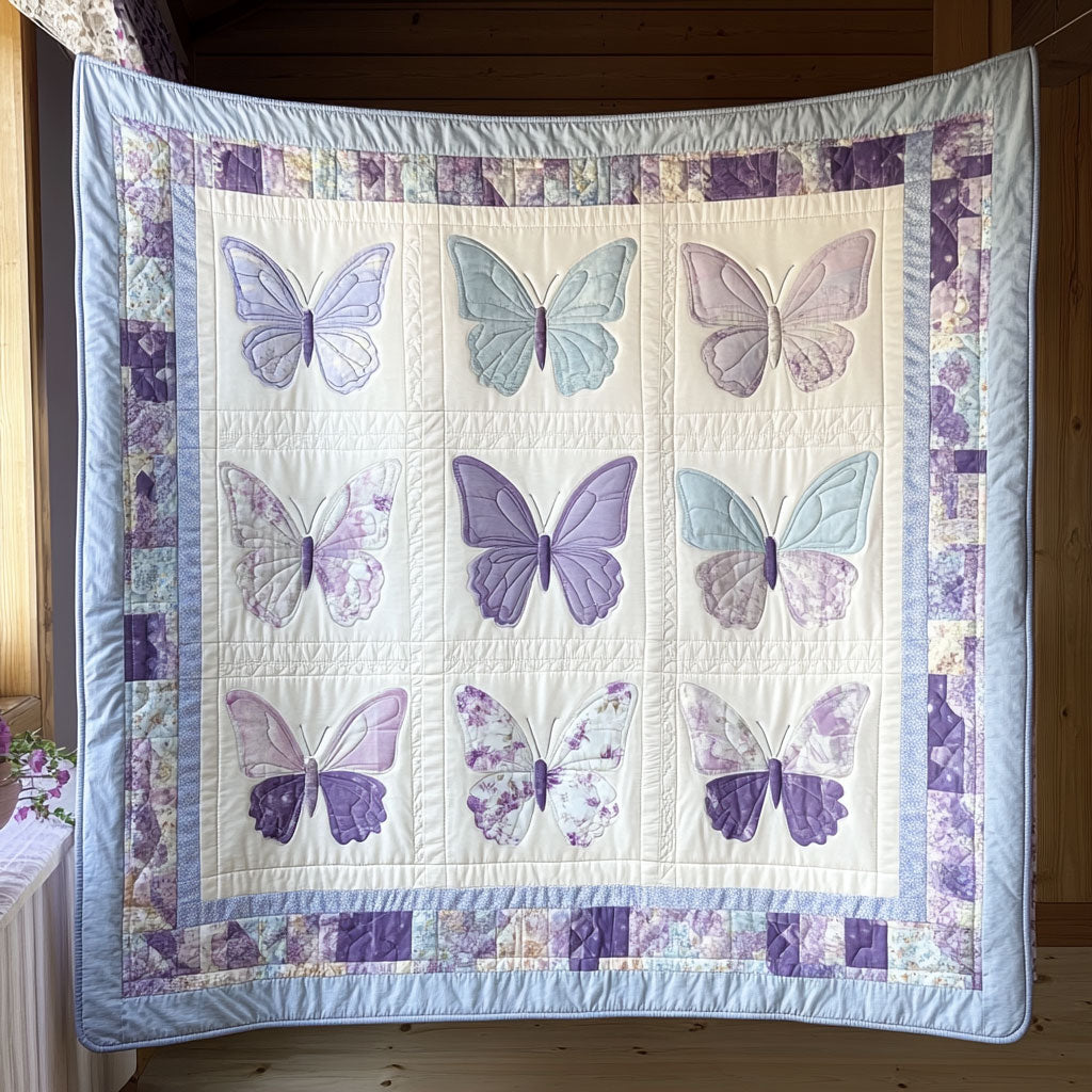 Whispering Sky Butterfly CW1808036CL Quilt