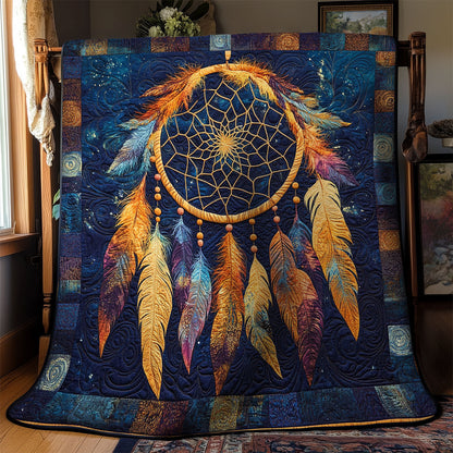 Colorful Feather Dreamcatcher WY0602134CL Quilt