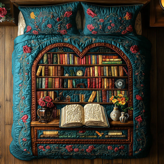 A Library In Bloom WY2608002CL Duvet Cover Set