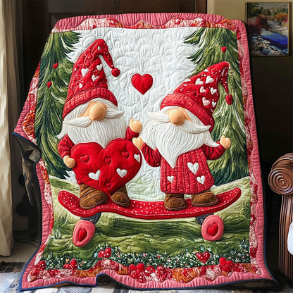Couple Gnome In Skate WY1801057CL Quilt