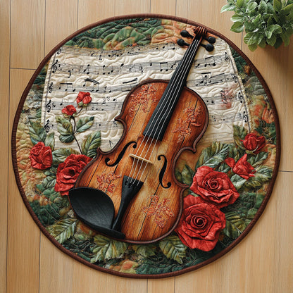 Rose Symphony CW1706040CL Quilted Round Mat
