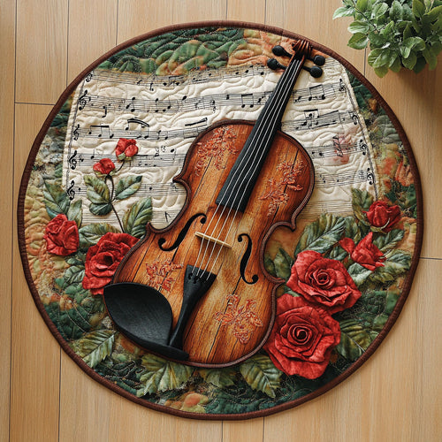 Rose Symphony CW1706040CL Quilted Round Mat