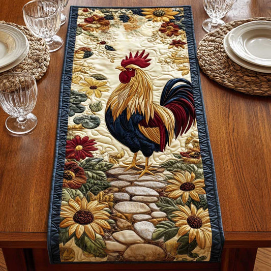 Strong Rooster CQ2005027CL Quilted Table Runner