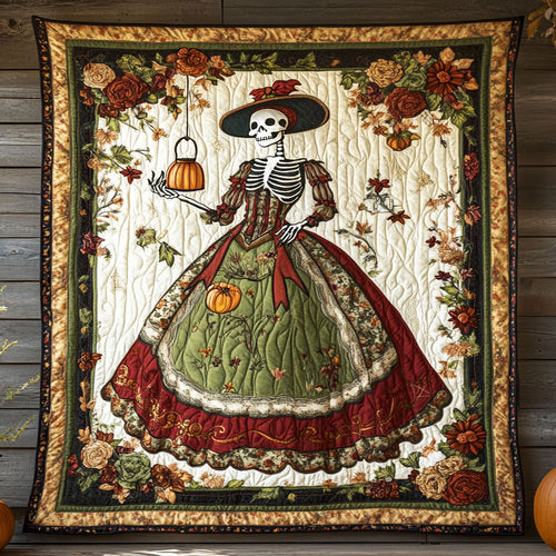 Autumn Glow Skeleton Lady WN1908006CL Quilt