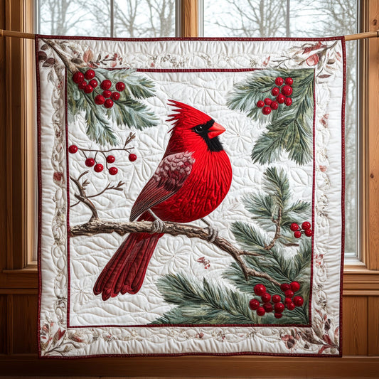 Cozy Cardinal CW0807012CL Quilt