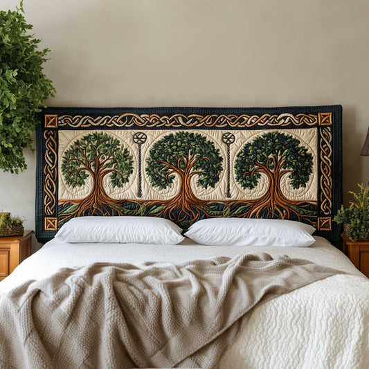 Timeless Life Tree KL2212024CL Quilted Headboard Slipcover