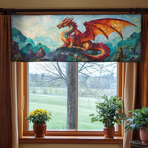Dragon In Mountain WX2205017CL Quilted Valance