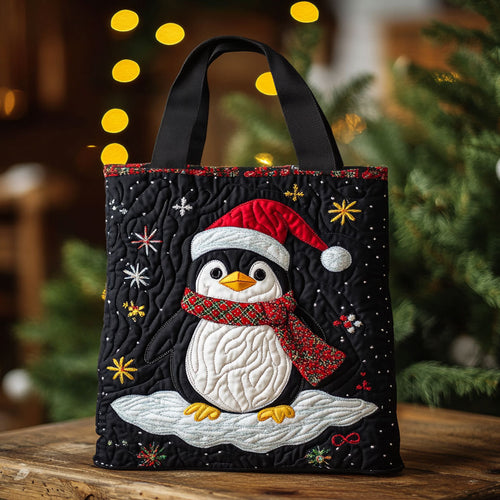 Penguin Noel WN0410043CL Quilted Tote Bag