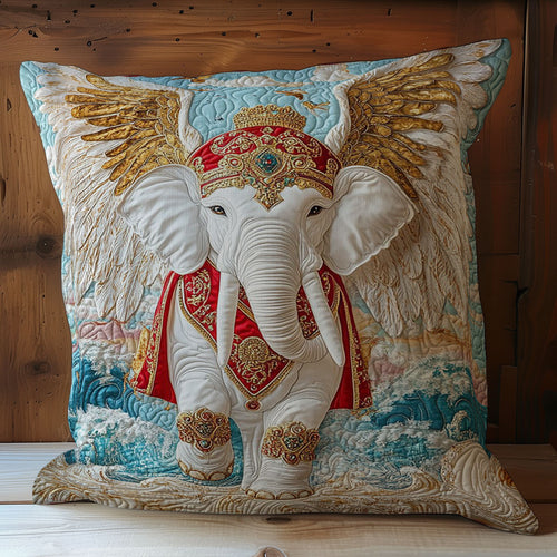 Angel Elephant In Ocean WY1102004CL Quilt Pillow Case