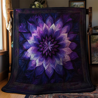 Royal Purple Flower WN1303066CL Quilt