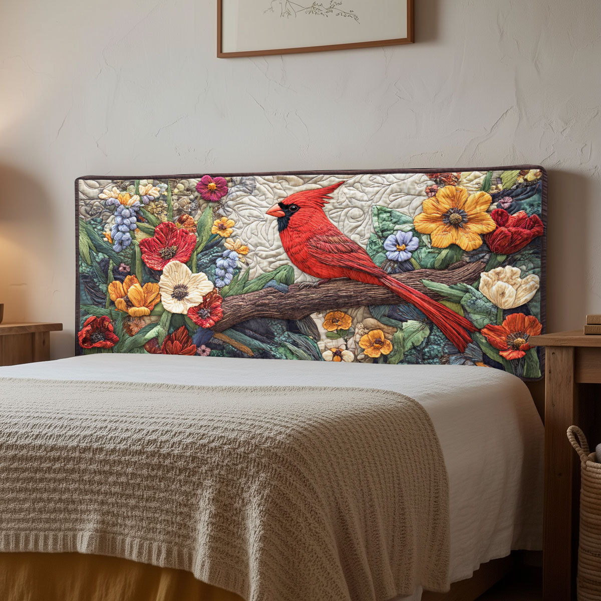 Spring Cardinal CP1512046CL Quilted Headboard Slipcover