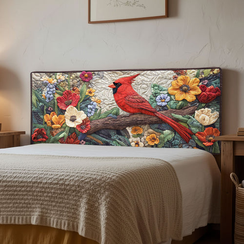 Spring Cardinal CP1512046CL Quilted Headboard Slipcover