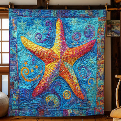 Rainbow Starfish WN2503117CL Quilt