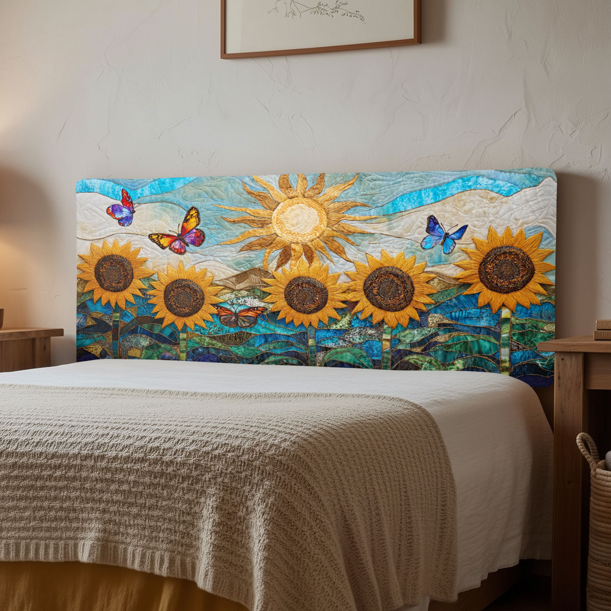Sunny Garden CW1512035CL Quilted Headboard Slipcover