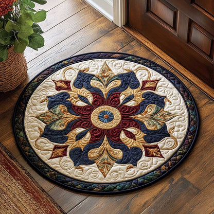 Novelty Patterns CQ1505018CL Quilted Round Mat
