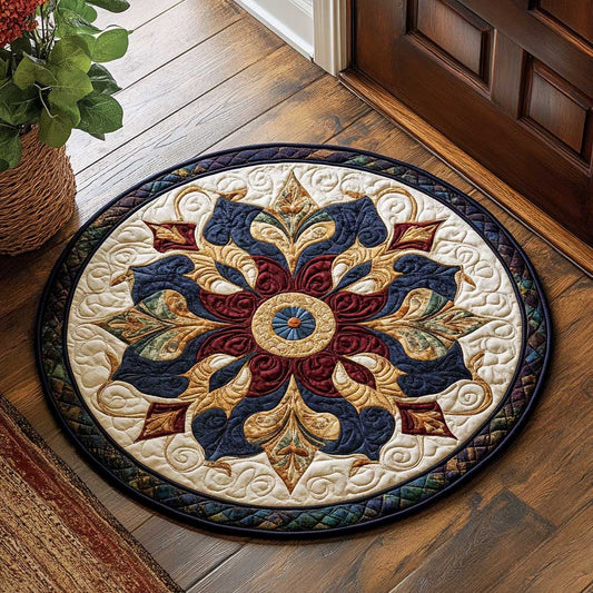 Novelty Patterns CQ1505018CL Quilted Round Mat