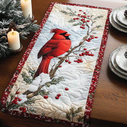 Crimson Winter CW0407020CL Quilted Table Runner