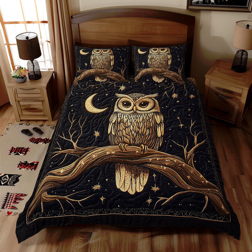 Mystical Owl Glow WX2512095CL Duvet Cover Set