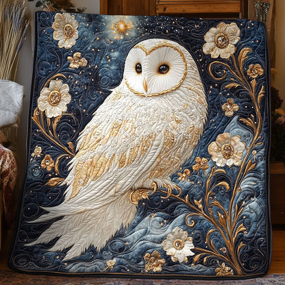 Moonlit Ivory Owl WX1306026CL Quilt