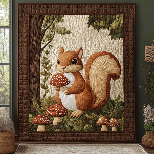 Squirrel In The Forest DH2309008CL Quilt