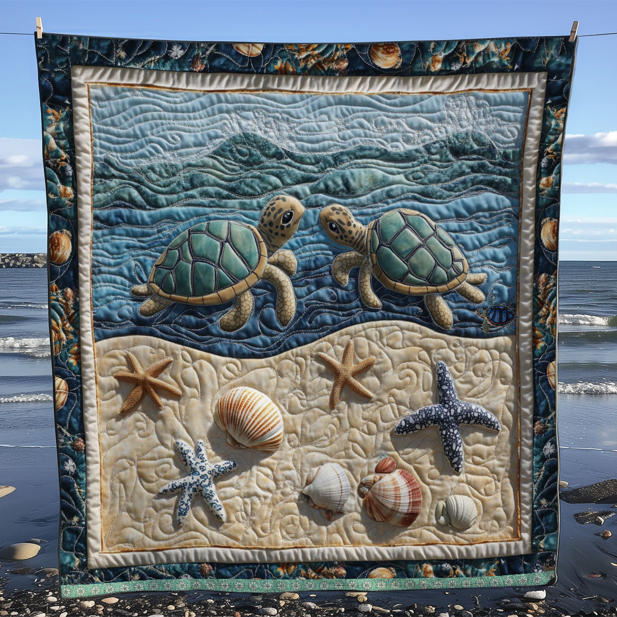 Sea Turtle YR1510001CL Quilt