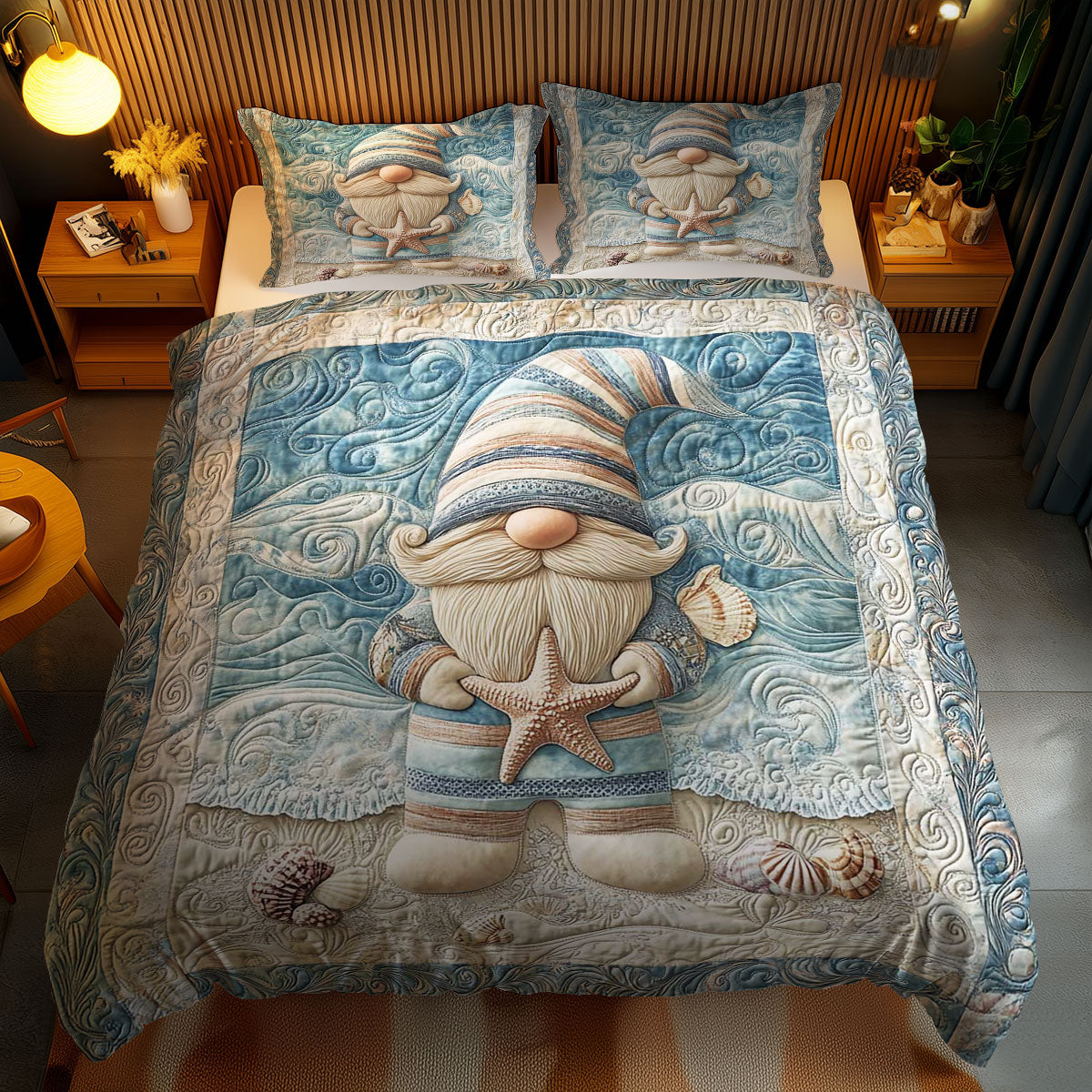 Starfish Gnome WN0801102CL Duvet Cover Set