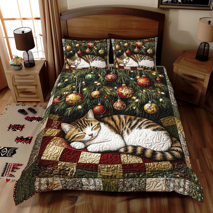 Christmas Sleeping Cat WJ2711037CL Duvet Cover Set