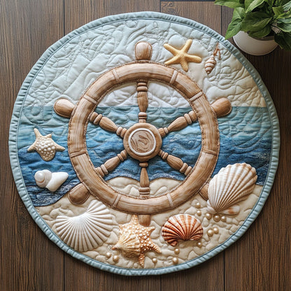 Ocean Wheel CW0805015CL Quilted Round Mat