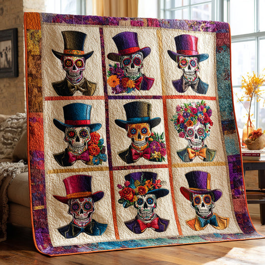 Fancy Skull Parade CW0608028CL Quilt