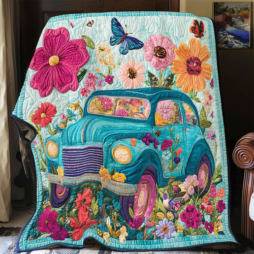 Hippie Vintage Car WY2612023CL Quilt