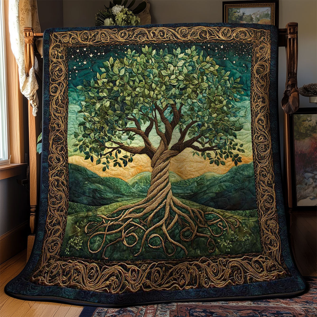 Celestial Harmony Tree Of Life WN0301029CL Quilt