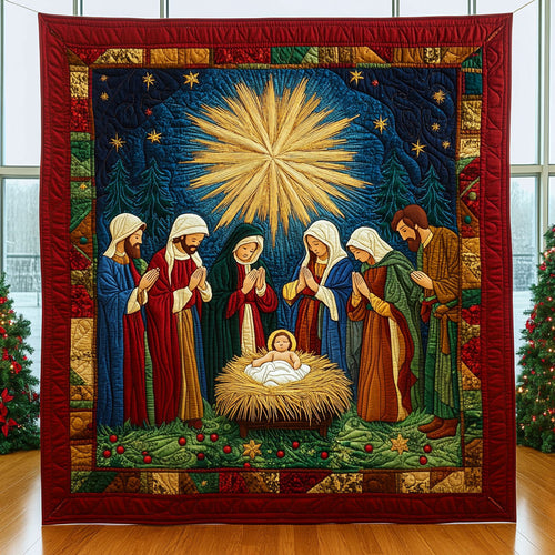 Nativity Gathering CW0511024CL Quilt